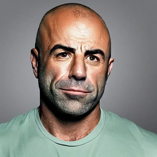Prompt: Joe Rogan coming out of shell