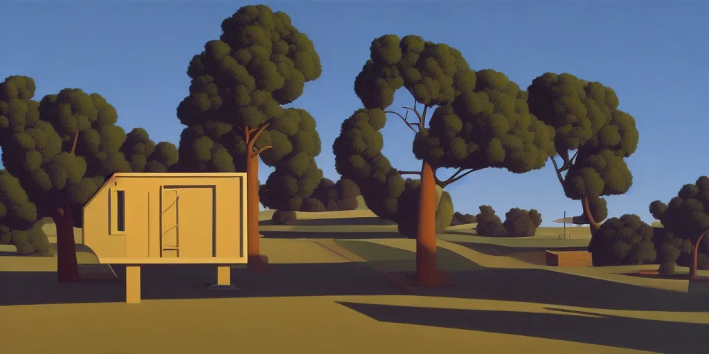 Image similar to the last day, blue sky, summer evening, kenton nelson