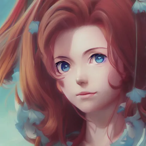 Prompt: anime portrait of amy adams as an anime girl by Stanley Artgerm Lau, WLOP, Rossdraws, James Jean, Andrei Riabovitchev, Marc Simonetti, and Sakimichan, trending on artstation