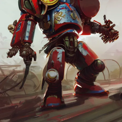 Image similar to doctor ivo robotnik as warhammer 4 0 k tau character, highly detailed, digital painting, artstation, sharp focus, illustration, art by tan zi and ayanamikodon and alphonse mucha and wlop