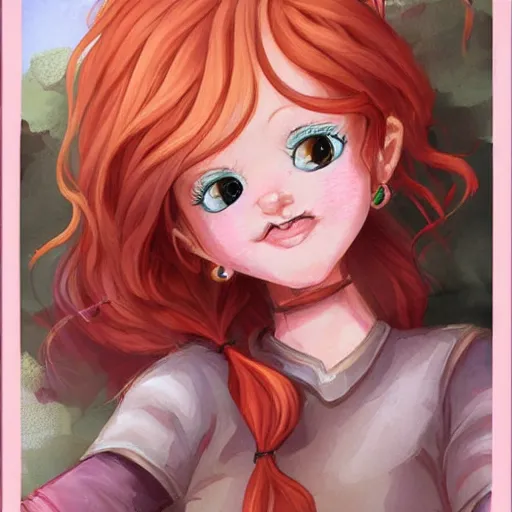 ginger red hair cartoon