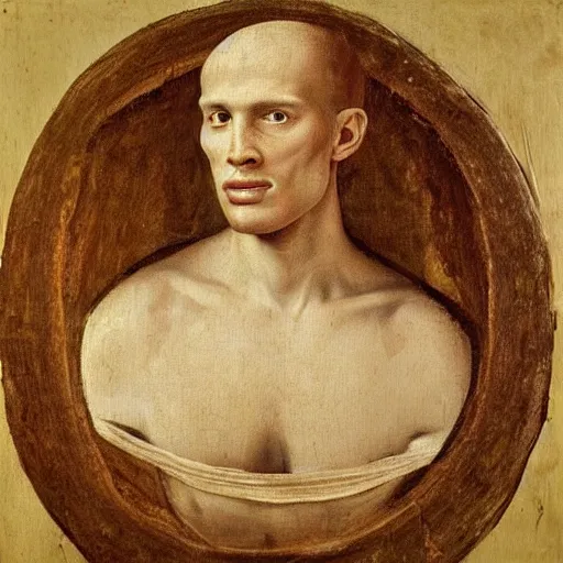 Image similar to A 14th century italian renaissance oil painting of Jerma985, portrait of Jerma985, grainy, realistic, very realistic, hyperrealistic, highly detailed, very detailed, extremely detailed, very neat, very epic, very cool, detailed, trending on artstation