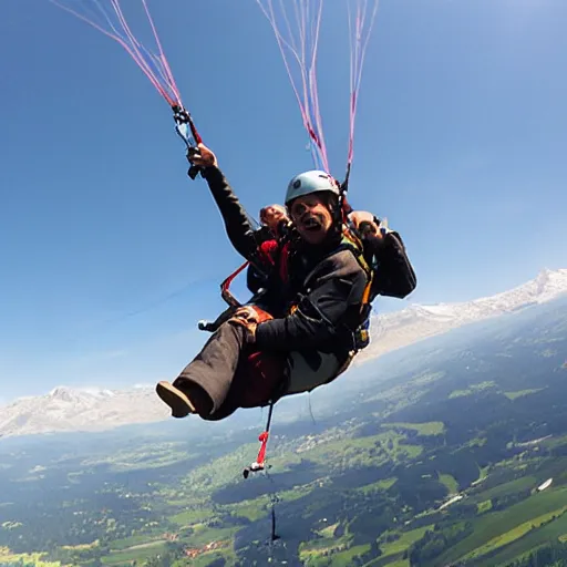 Image similar to paragliding grizzly