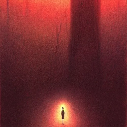 Image similar to the incredibles ( pixar ) by beksinski, beautiful detailed dystopian neon tinged digital art