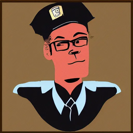 Image similar to “Donut police officer, digital art, 4k, award winning”