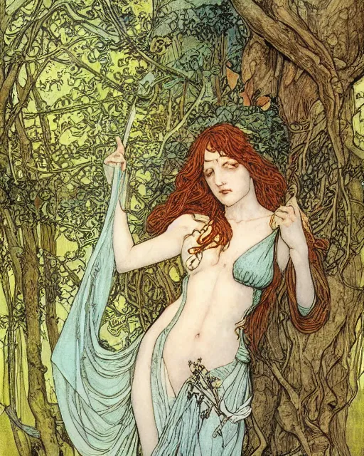 Prompt: the oracle of trees by rebecca guay, masterpiece