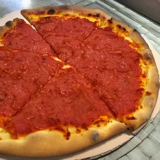 Prompt: a delicious pizza with spaghetti crust.