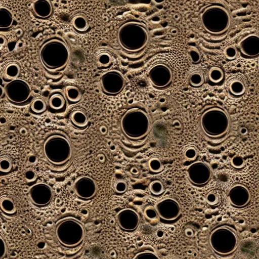 Image similar to trypophobia. hyperrealistic. high definition.