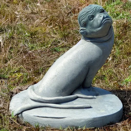 Image similar to fish, but it is a beautiful statue