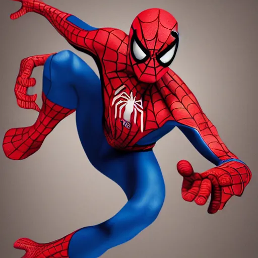 Image similar to spiderman by pixar