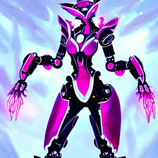 Prompt: highly detailed exquisite fanart, of a beautiful female warframe, but as an anthropomorphic elegant robot female dragoness, glowing eyes shiny, and smooth off-white plated armor, bright Fuchsia skin beneath the armor, sharp claws, robot dragon four fingered hands, and robot dragon three clawed feet, standing elegant pose, full body shot, epic cinematic shot, professional digital art, high end digital art, singular, realistic, DeviantArt, artstation, Furaffinity, 8k HD render, epic lighting, depth of field