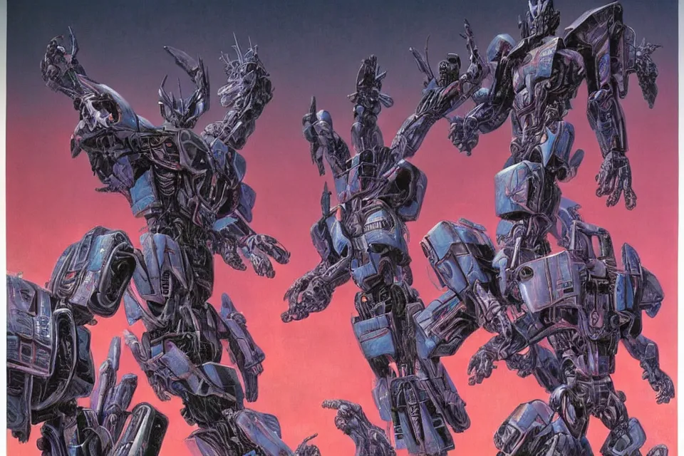 Image similar to transformers, wayne barlowe.