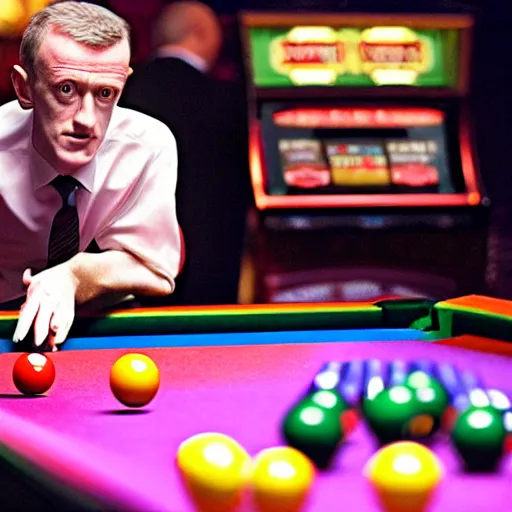 Image similar to snooker legend Steve Davis themed slot machine