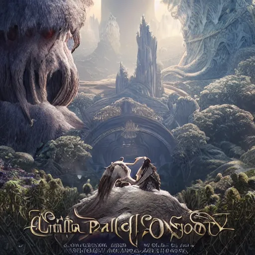 Image similar to neverending story palace, ultra realistic, concept art, intricate details, serious, highly detailed, photorealistic, octane render, 8 k, unreal engine, art by todd mcfarlane and artgerm and greg rutkowski and alphonse mucha