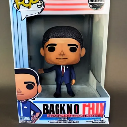 Image similar to Barack Obama funko pop