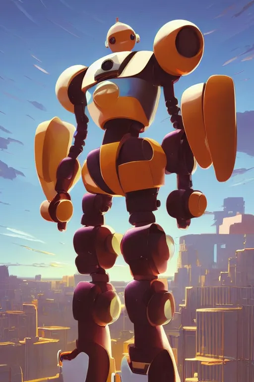 Image similar to metabots medabots medarotto medarot robot minimalist comics, behance hd by jesper ejsing, by rhads, makoto shinkai and lois van baarle, ilya kuvshinov, rossdraws global illumination ray tracing hdr radiating a glowing aura