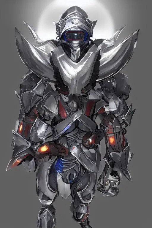 Image similar to helmet armor guardian destiny in witch queen illumination ray tracing hdr fanart arstation by sung choi robot ninja mask and eric pfeiffer and gabriel garza and casper konefal