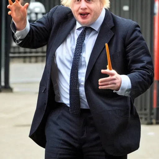 Prompt: Boris Johnson as the Terminator