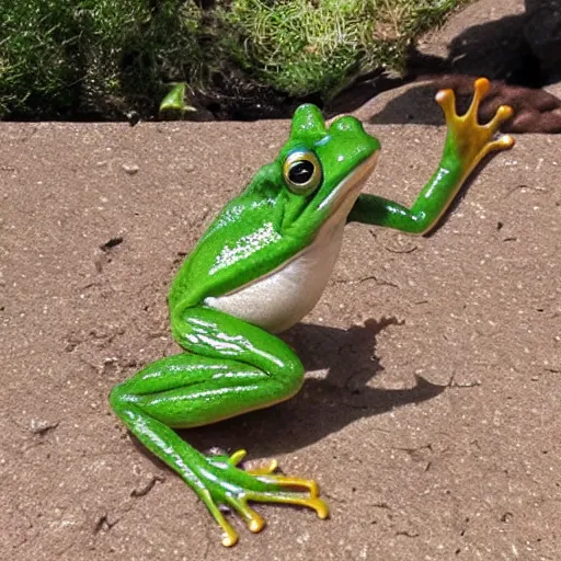 Image similar to 🐸