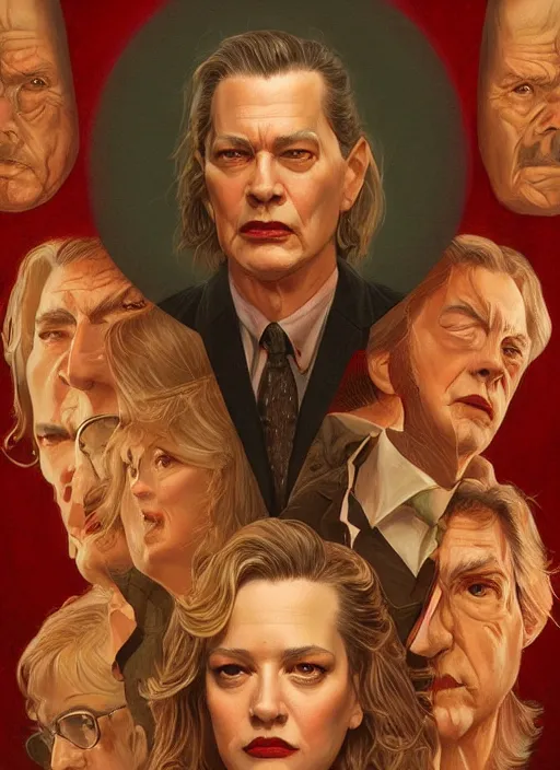 Image similar to twin peaks movie poster art, highly detailed, digital painting, artstation, concept art, smooth, sharp focus, illustration, artgerm, donato giancola, joseph christian leyendecker, wlop