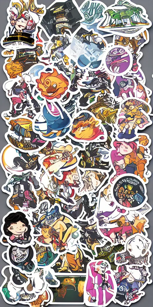 Image similar to unused sticker sheet