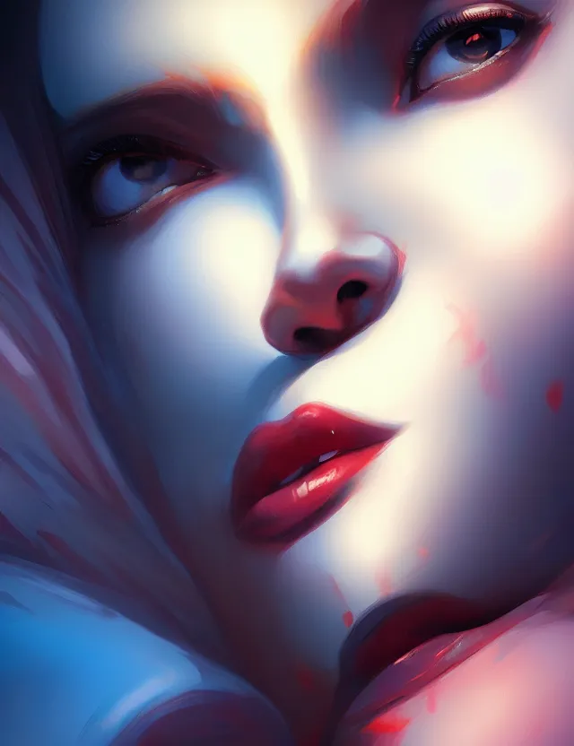 Image similar to blurred background. close-up portrait of a goddess in crown, by artgerm, Afarin Sajedi and Alena Aenami. unreal engine
