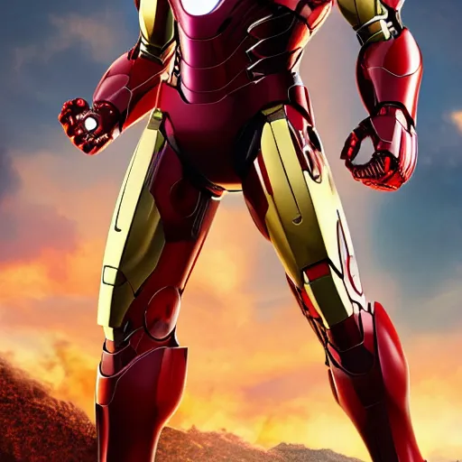Image similar to superior iron man, 4k realistic photo