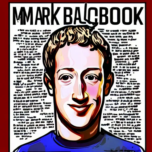 Prompt: Mark zuckerberg by meatcanyon