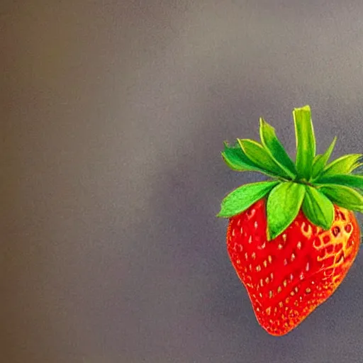 Prompt: a strawberry
