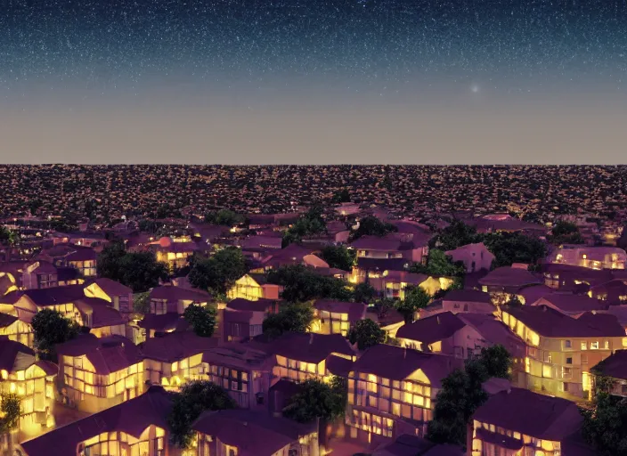 Prompt: thousands of moons scattered across the sky. thousands of big moons, focus on the sky. thousands of houses in the city, hyperrealism, no blur, 4 k resolution, ultra detailed