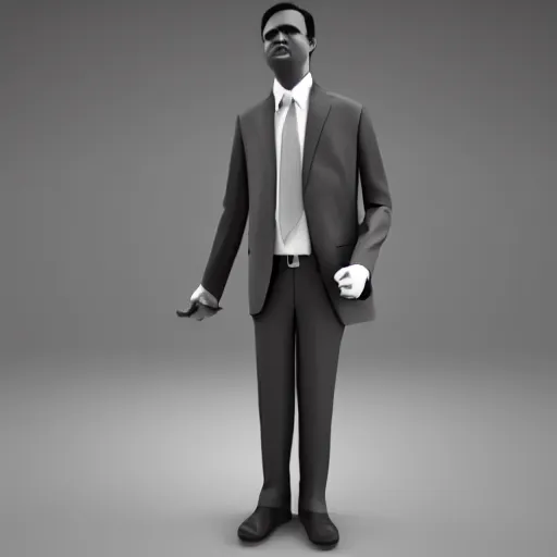 Image similar to simple businessman 3 d model