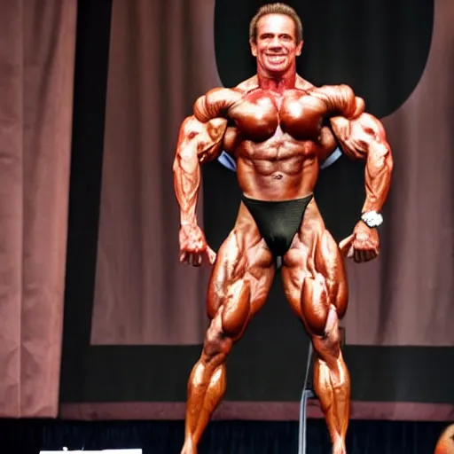 Arnold Schwarzenegger's son Joseph Baena flexes biceps and legs in classic bodybuilder  pose | Daily Mail Online