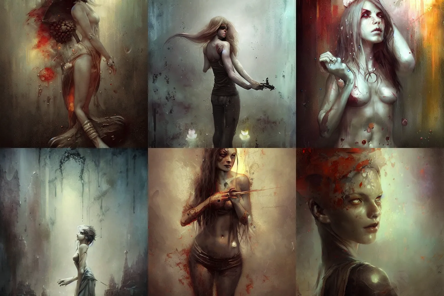 Prompt: artwork by bastien lecouffe deharme