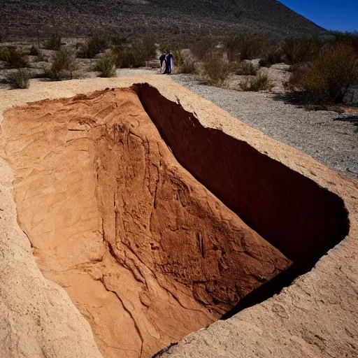 Prompt: by michael heizer unplanned alhambresque, deep. a beautiful performance art. let's see how long the rich can eat their money for