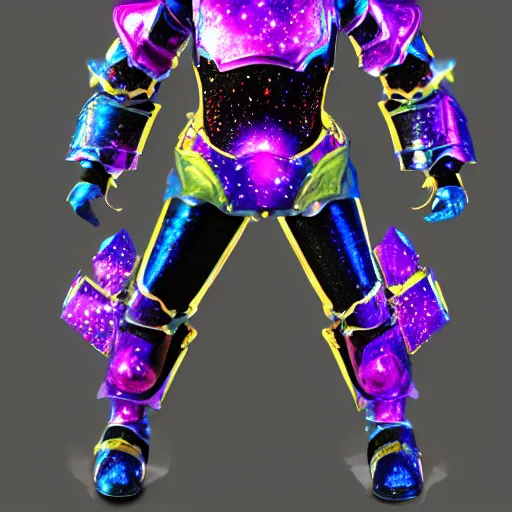 Prompt: cosmic armor