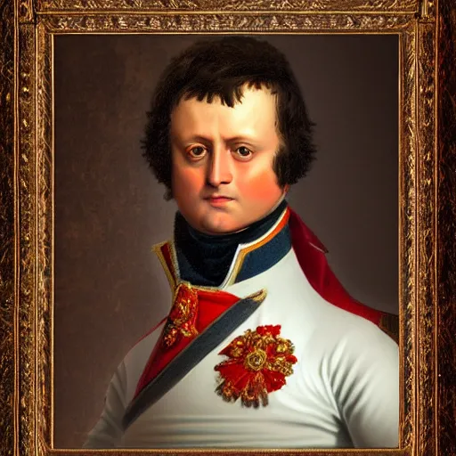 Image similar to Portrait of Napoleon in India, realistic, photo studio, HDR, 8k, trending on artstation