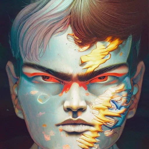 Image similar to citizen portrait soft light painted by james jean and katsuhiro otomo and erik jones, inspired by akira anime, smooth face feature, intricate oil painting, high detail illustration, sharp high detail, manga and anime 1 9 9 9