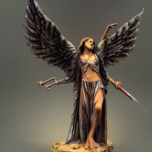 Prompt: the angel of death, herald of the apocalypse-n 4