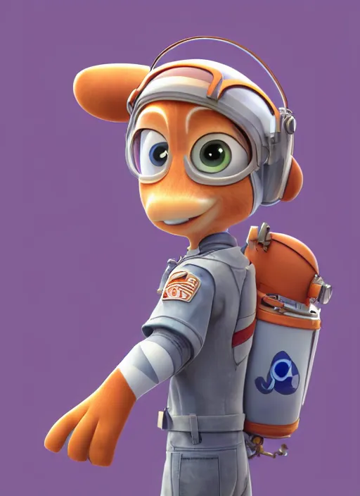 Prompt: astronaut pixar style, character adoptable, highly detailed, rendered, ray - tracing, cgi animated, 3 d demo reel avatar, style of maple story and zootopia, cool clothes, soft shade, soft lighting