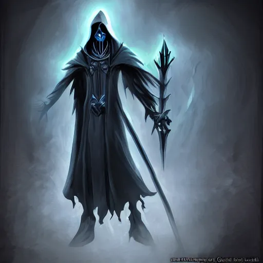 Prompt: Grim Reaper Karthus from League of Legends