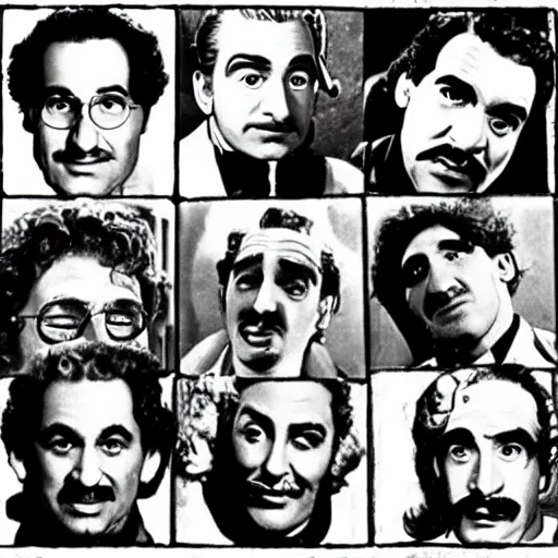 Image similar to Marx Brothers as The Avengers