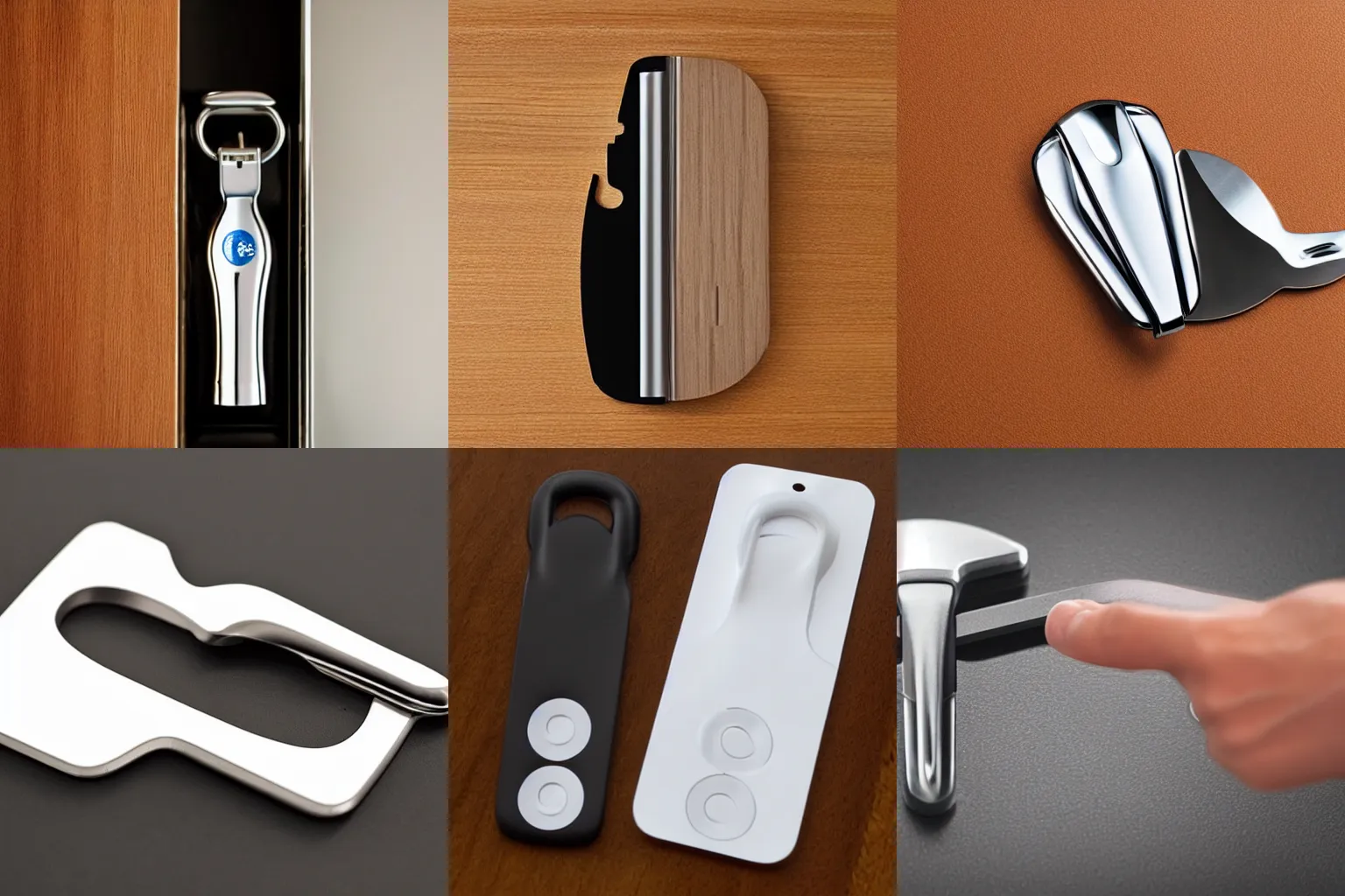 Prompt: bottle opener as designed by Apple