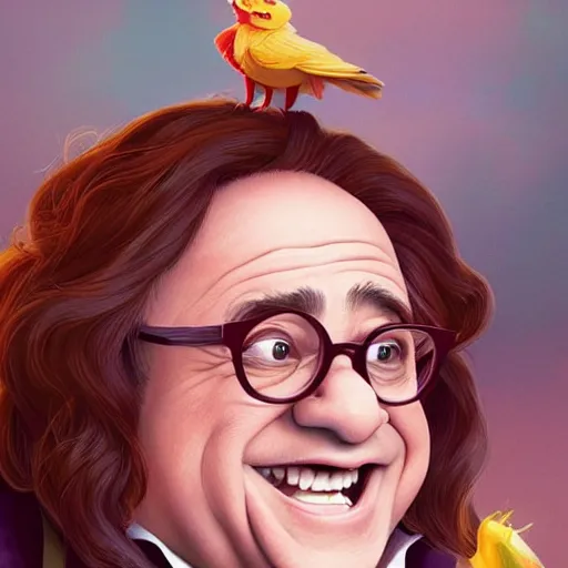 Prompt: Movie still of danny devito as a disney princess, highly detailed, digital painting, artstation, concept art, sharp focus, illustration, art by artgerm and Anna Dittmann and Ilya Kuvshinov