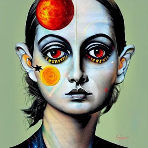 A beautiful sculpture of twiggy, stars and planets by | Stable ...