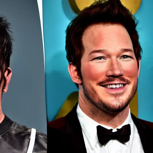 Prompt: markiplier and chris pratt combined, 4k headshot photography