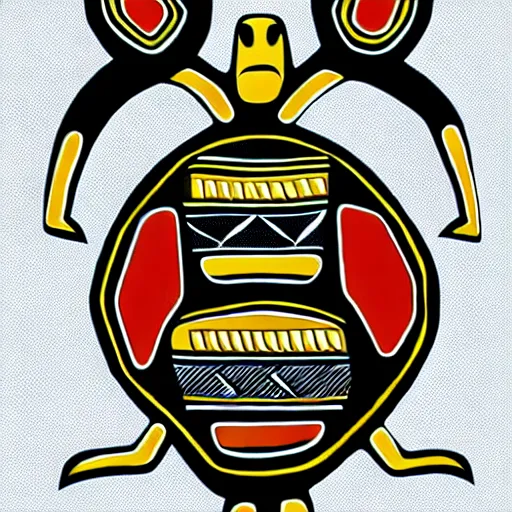 Image similar to turtle. pacific northwest coast, haida gwaii, formline, native art, tribal art, haida, clean, haida, haida