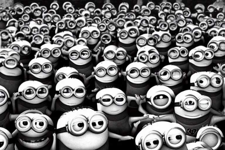 Image similar to Minions, 1950 photography