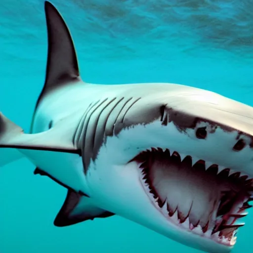 a shark with beautiful smile, Stable Diffusion