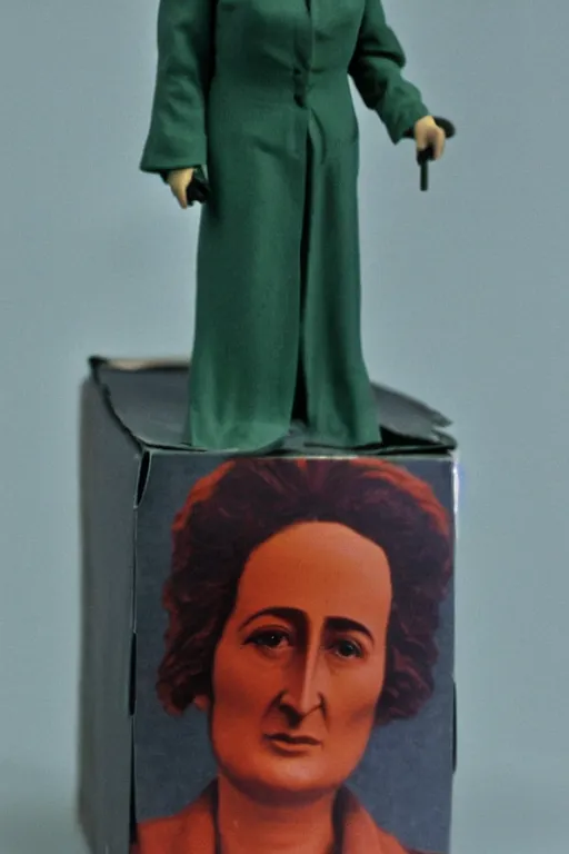 Image similar to Color photo of 1984 action figure of Rosa Luxemburg, mint condition, still with packaging