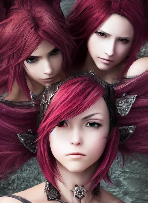 Image similar to a full portrait photo of real - life garnet final fantasy, f / 2 2, 3 5 mm, 2 7 0 0 k, lighting, perfect faces, award winning photography.